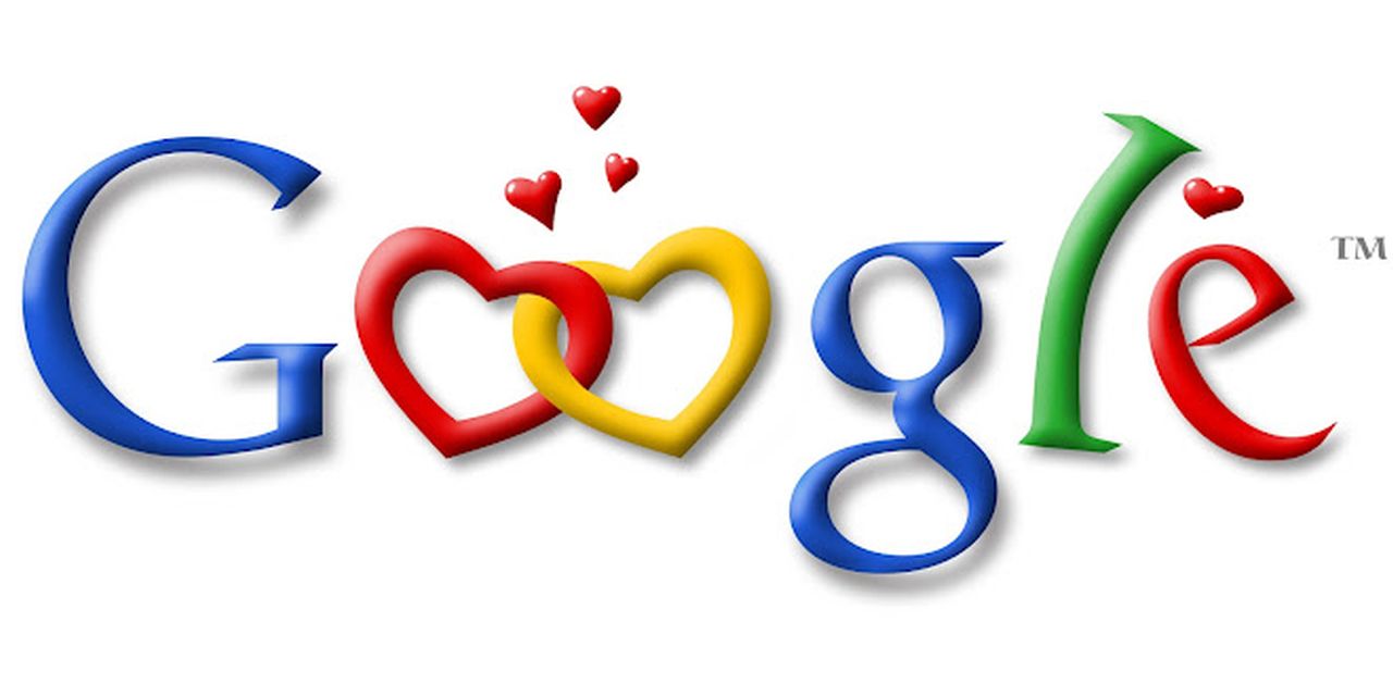 Google Doodle Valentine's Day 2003