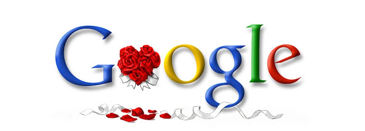 Google Doodle Valentine's Day 2005