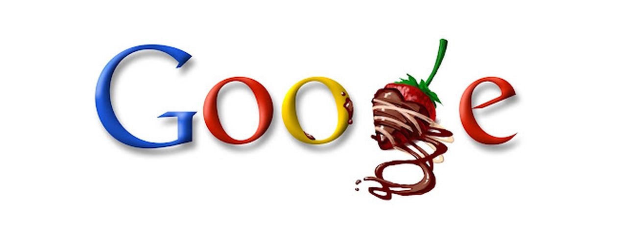 Google Doodle Valentine's Day 2007