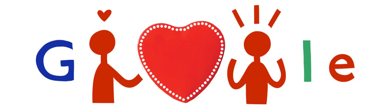 Google Doodle Valentine's Day 2014