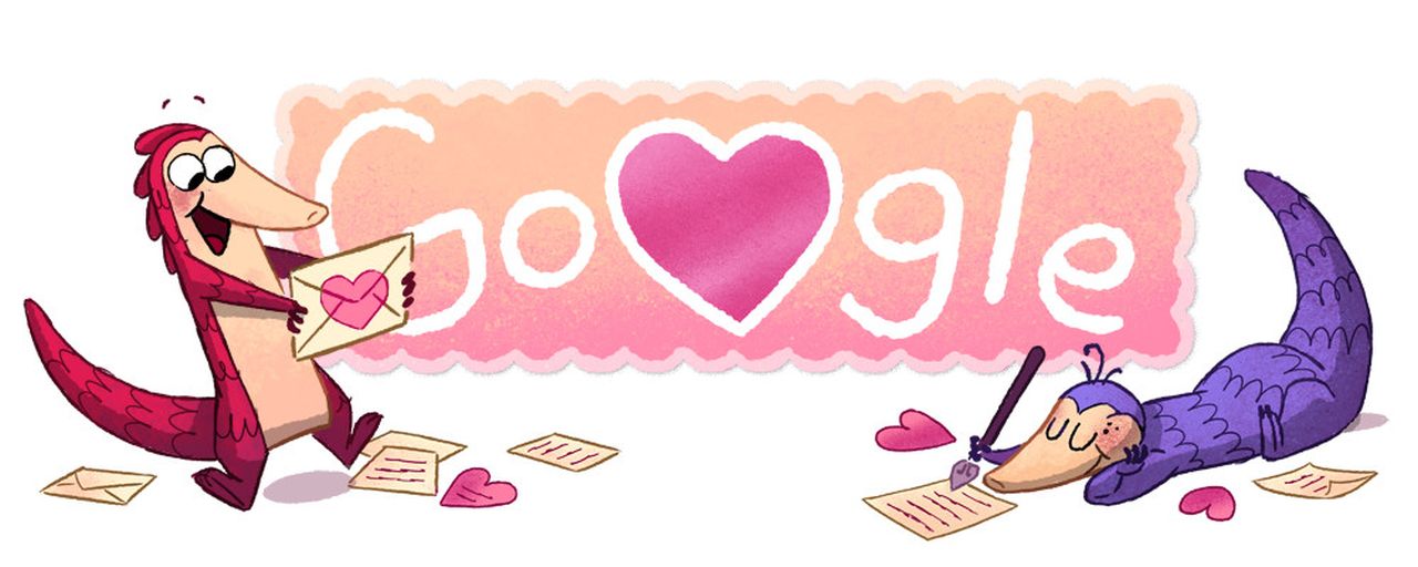 Google Doodle Valentine's Day 2017