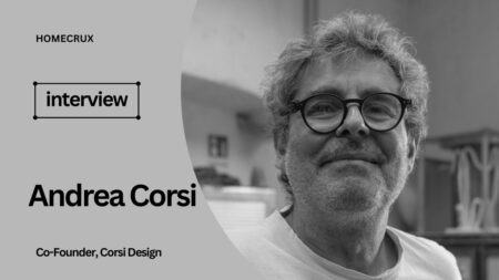 Homecrux Interviews Italian designer Andrea Corsi