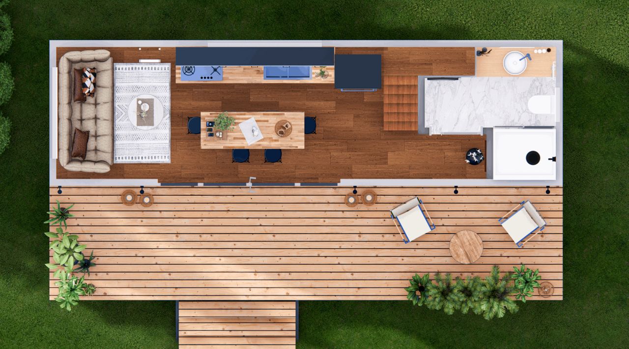 Kafka Tiny House- Layout