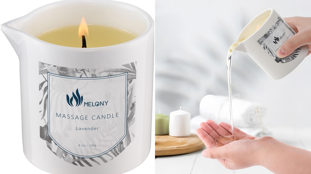 MELONY Lavender Massage Candle