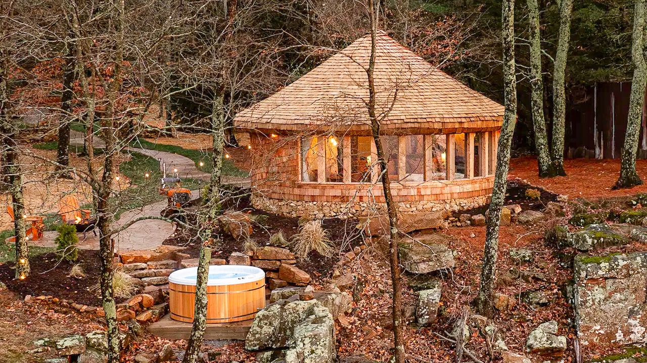 Merry Mushroom Hobbit House in Georgia - exterior 2