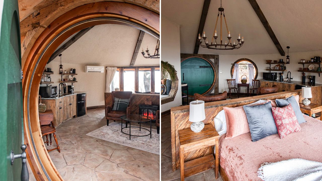 Merry Mushroom Hobbit House in Georgia - interior