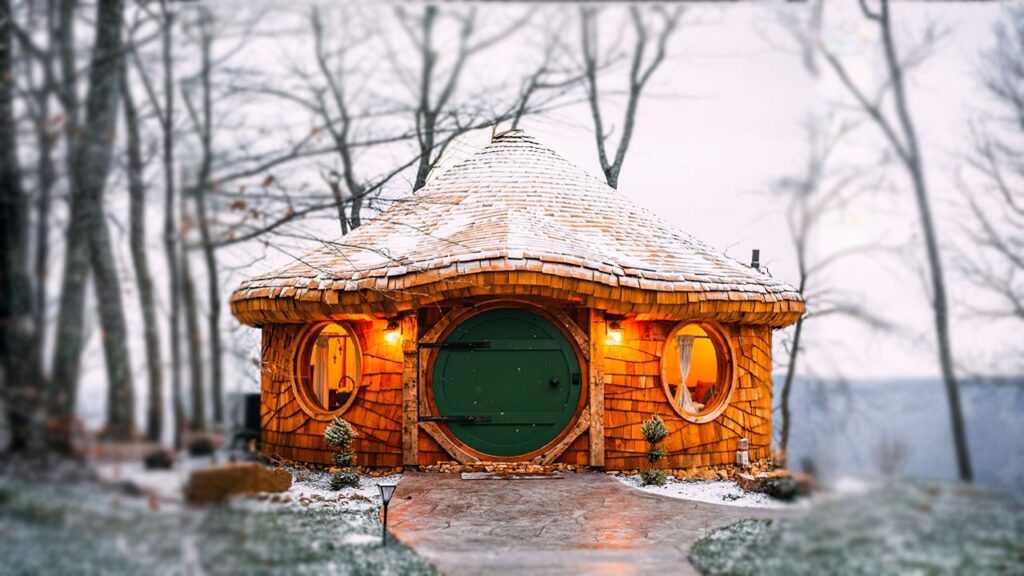 Merry Mushroom is Enchanting Mountaintop Hobbit House in Georgia