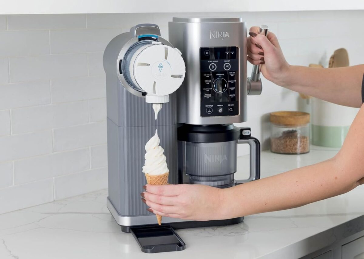 Ninja Swirl Countertop Ice Cream Maker Serves Soft Serve at Home