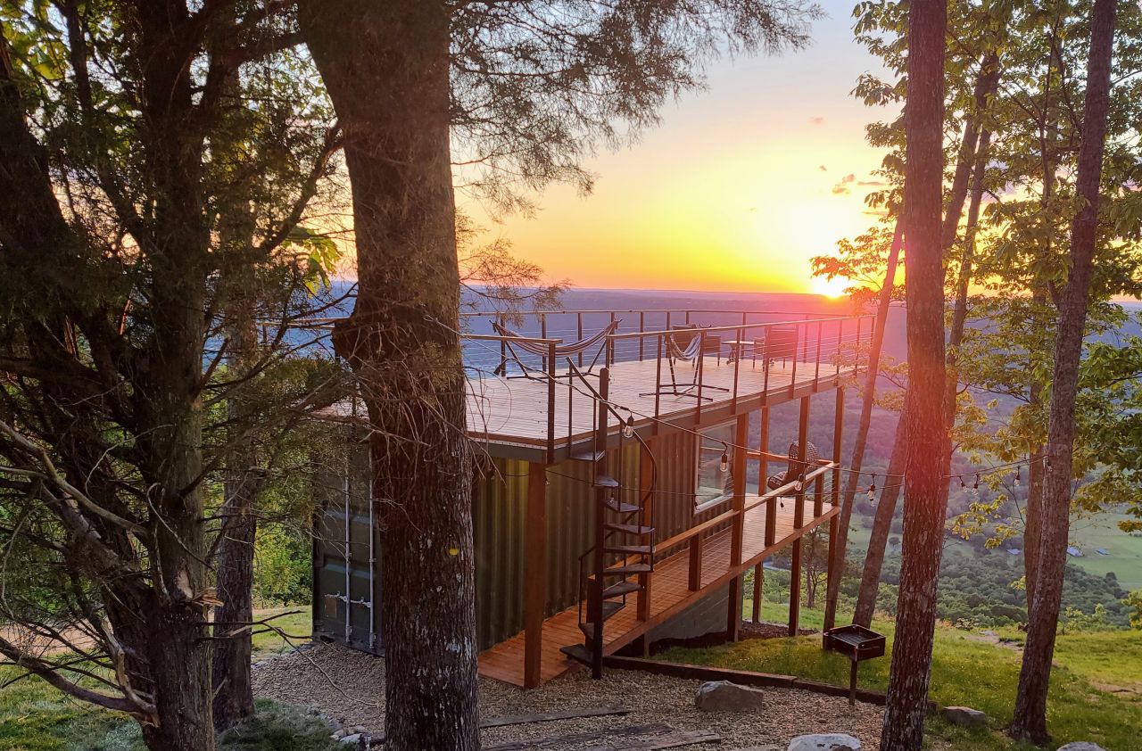 On The Rocks Cargo Container Vacation Home- Outdoors