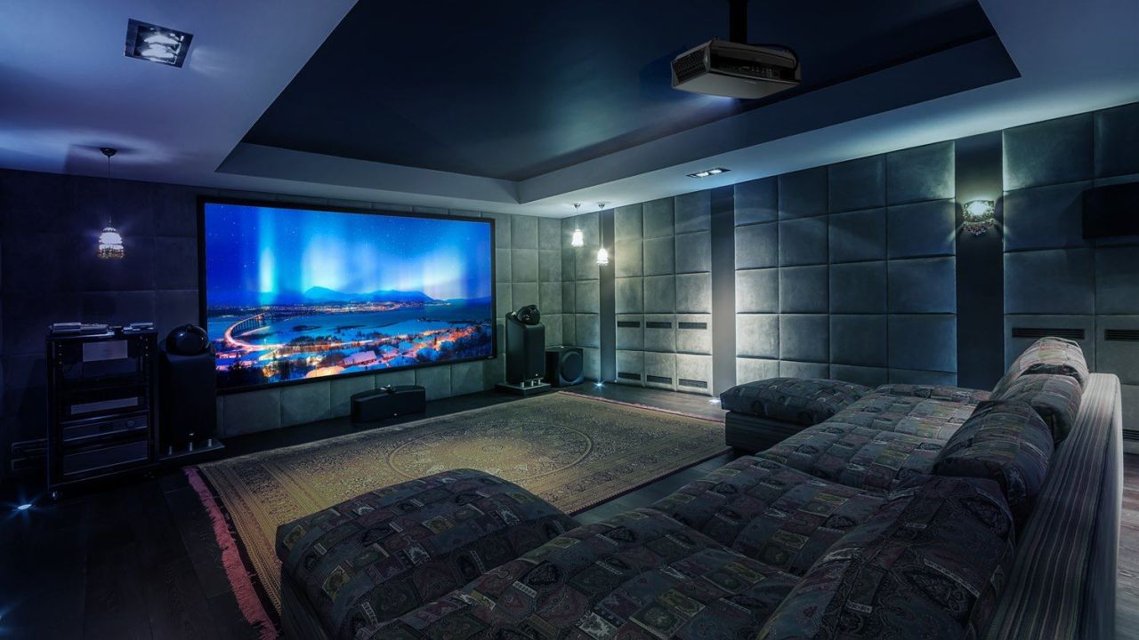 Optoma UHZ68LV 4K laser Projector can Project a 300 Inches Screen on the Wall with 5,000 ANSI Lumens Brightness