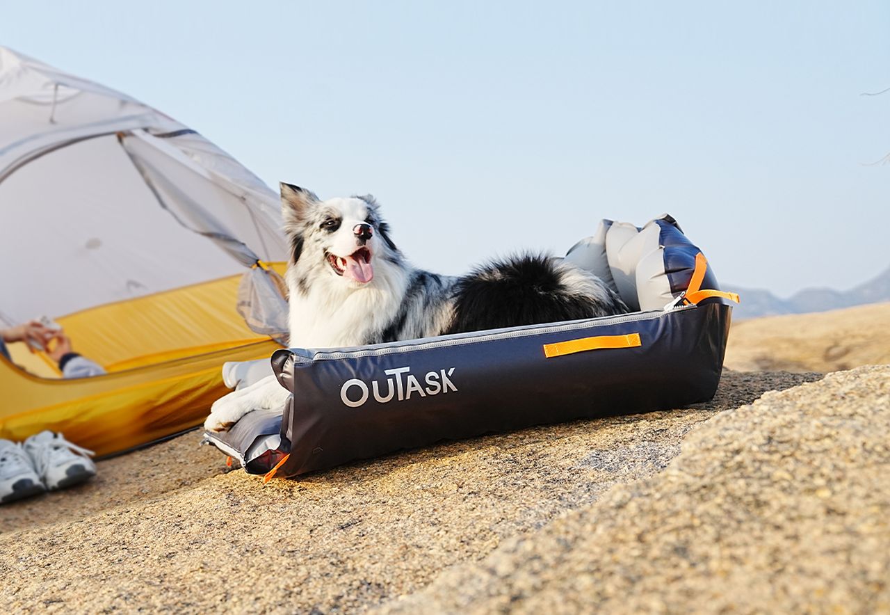 OuTask JessiGo Outdogs Airpad Inflatable Dog Pad for Outdoor Adventure