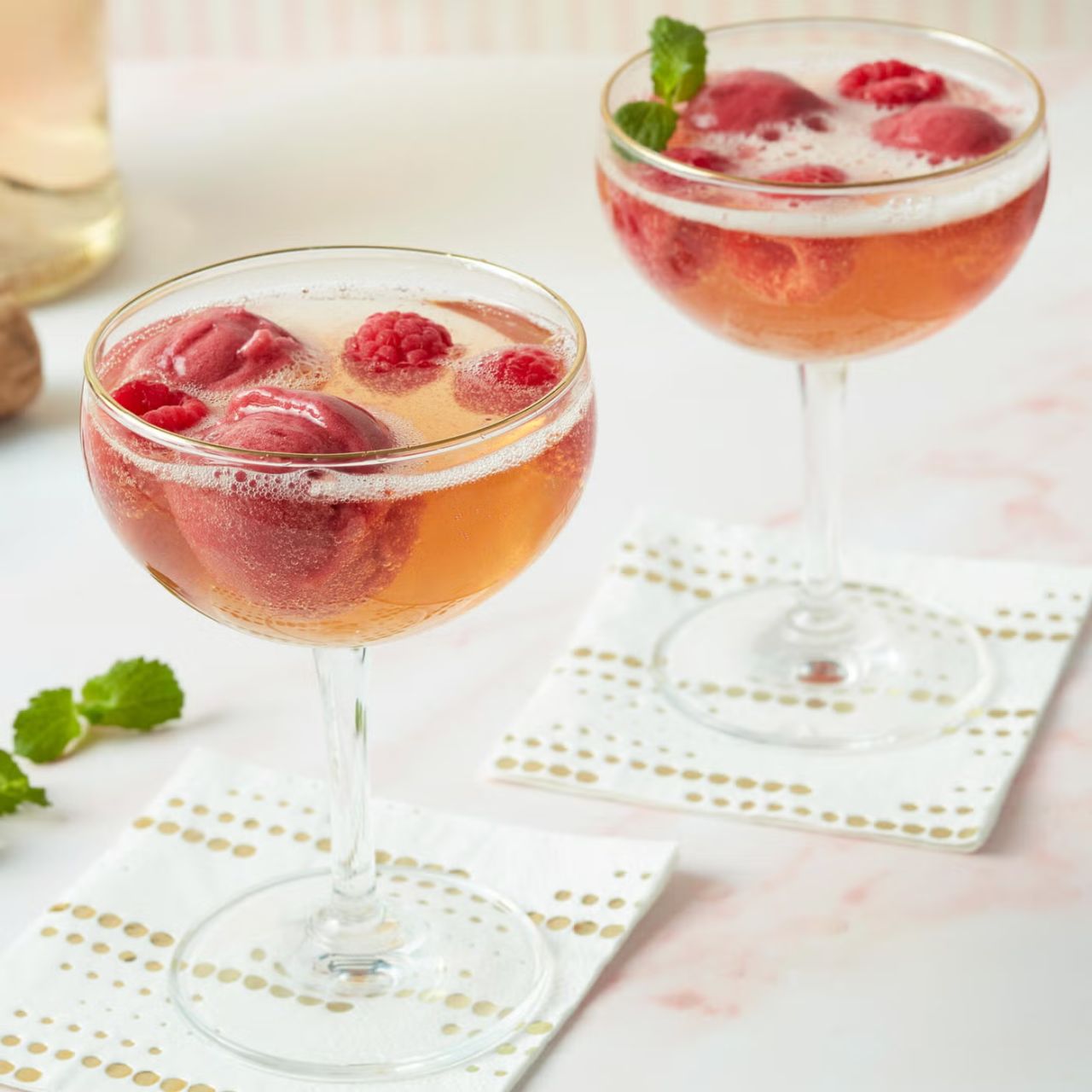 Raspberry Sorbet Spritz