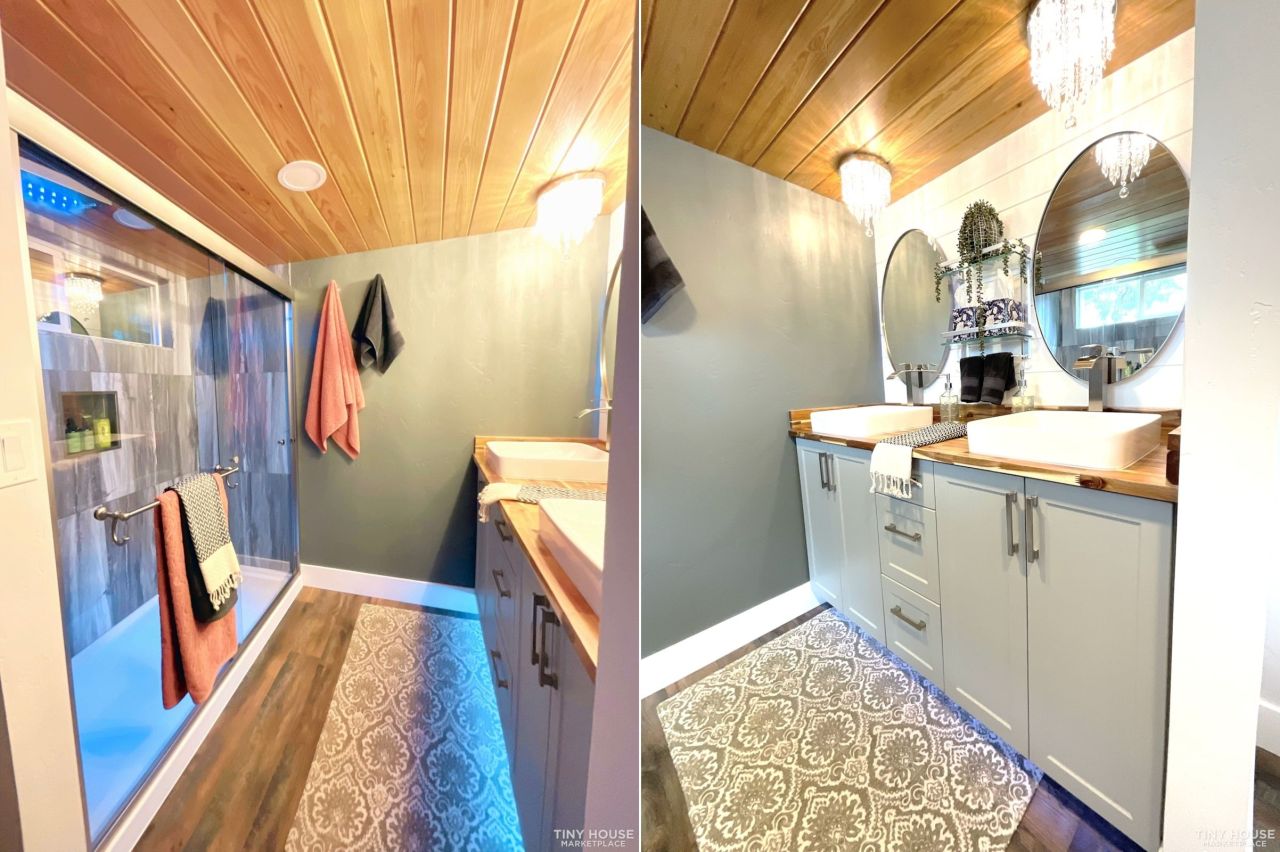 This Tiny House Will Leave You in Awe With Spa-Inspired Bathroom