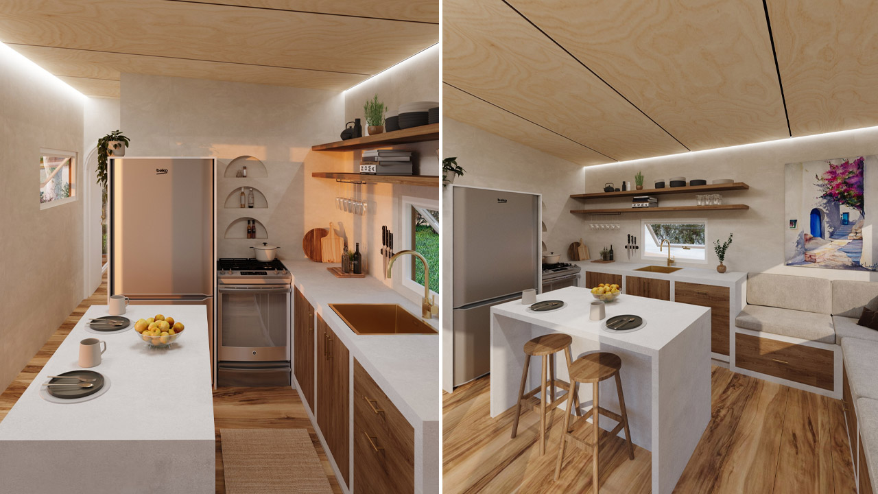 Torakina Tiny House -kitchen