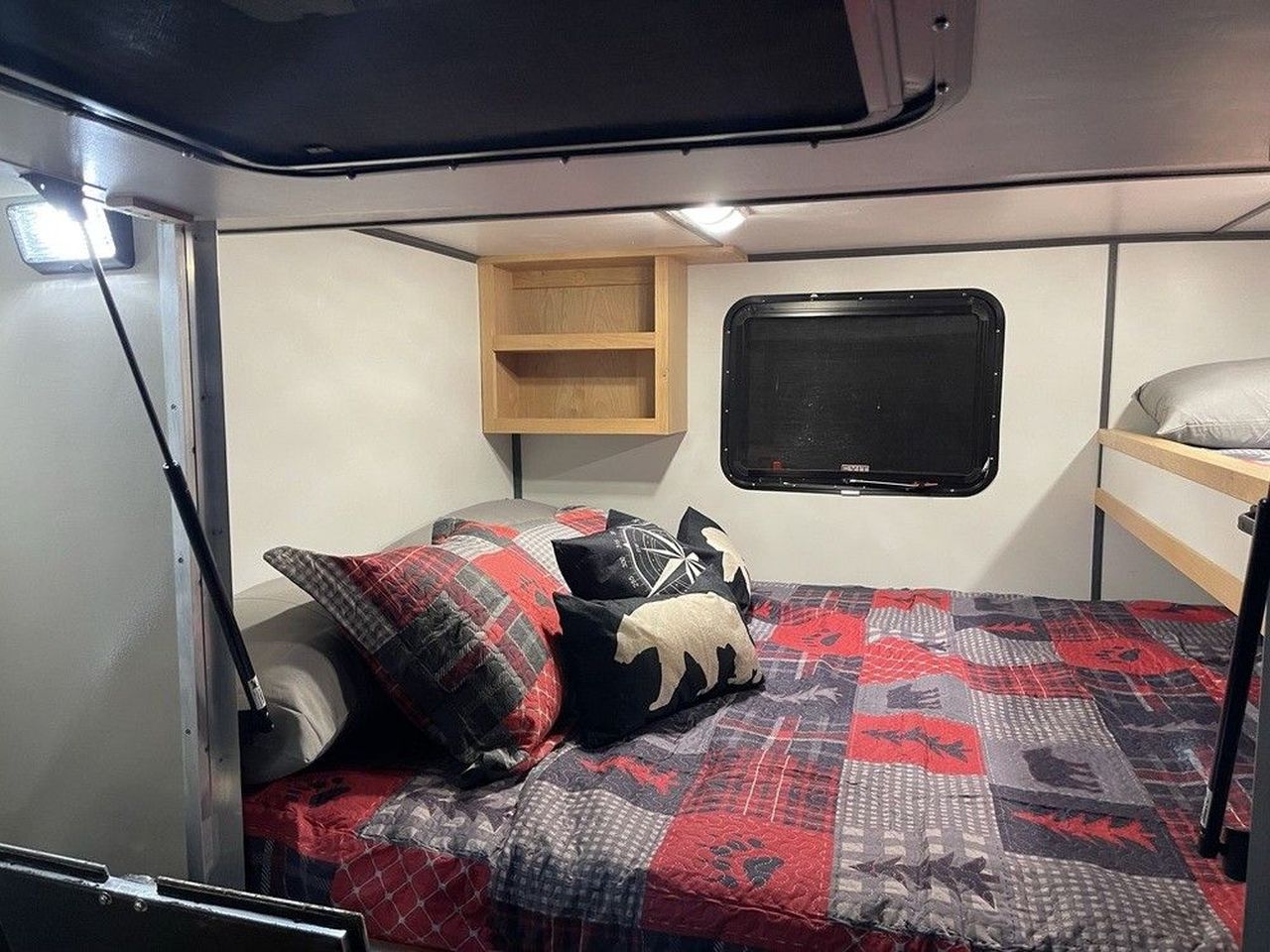 Ursus King Den Camper Trailer With King-Size Bed and Bunk Accommodates a Small Family