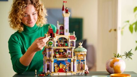 LEGO Beauty and the Beast Castle brick set