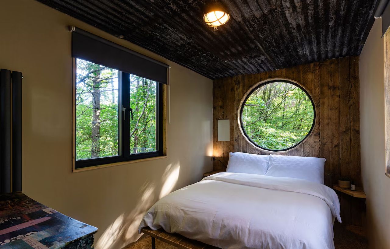 Bedroom of Evergreen Cabin- 2