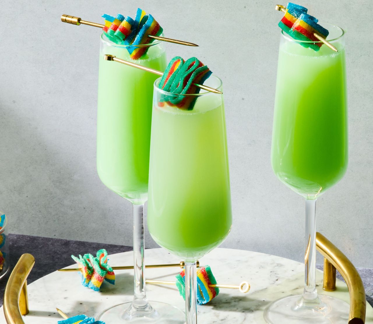 Best St. Patrick’s Day Cocktails - Green Mimosa