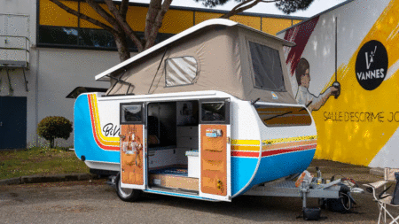 Bivok campervan trailer in France