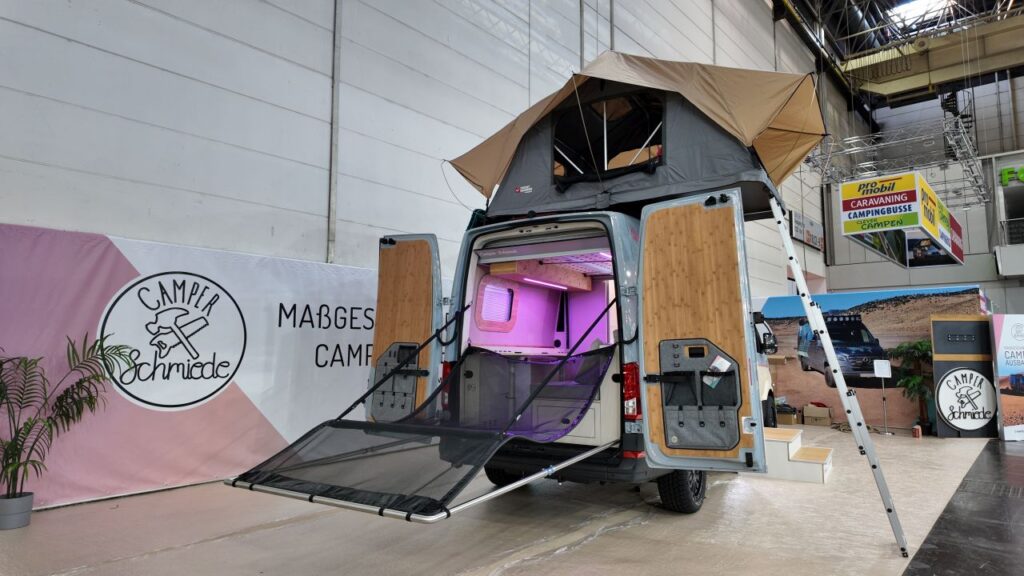 Camper Schmiede Marylin Onroad Custom Camper Van With Outdoor Lounger