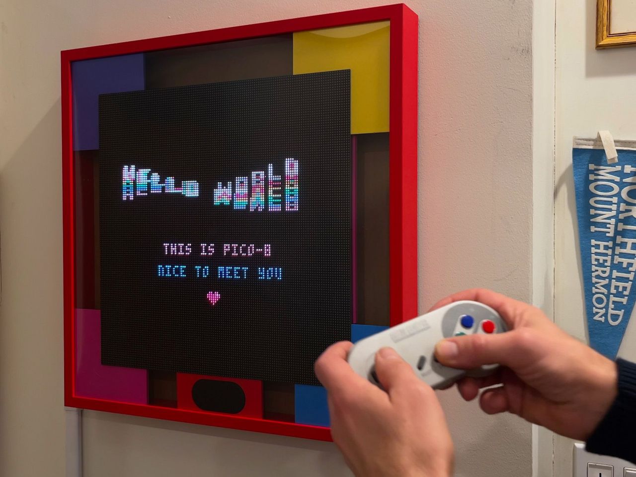 DIY Wall Arcade Uses Raspberry Pi and RGB LED Panels for Retro Gaming Experience