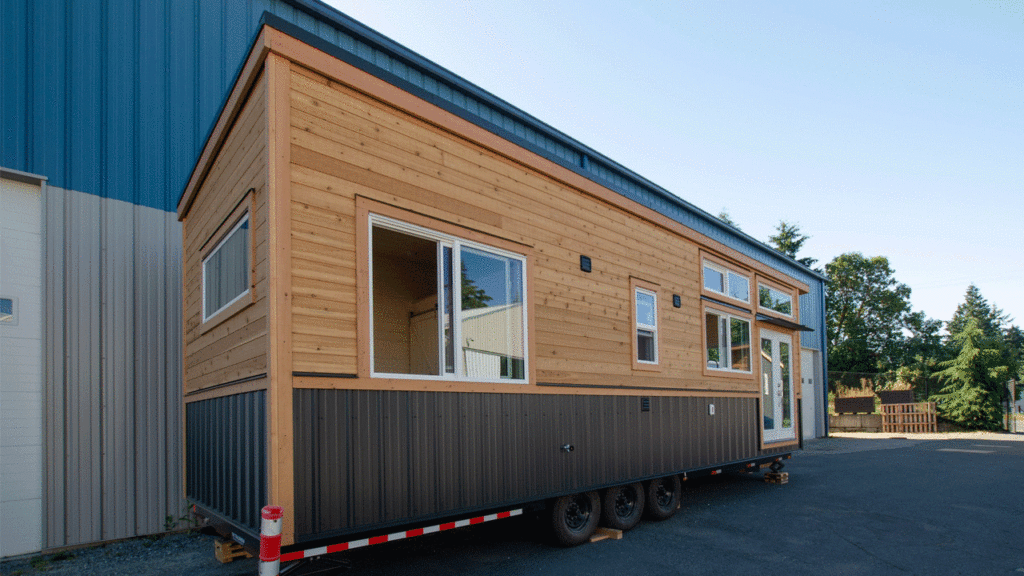 Dove tiny home on wheels