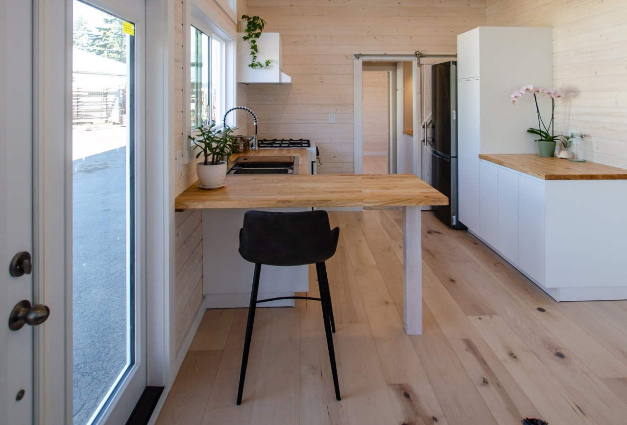 Dove tiny home on wheels