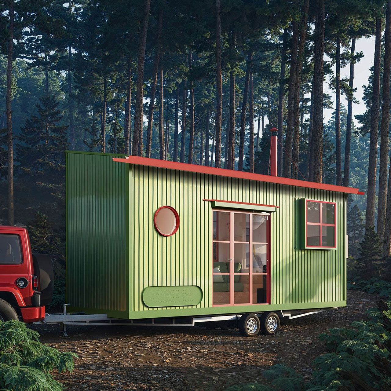 Dwellii Prefab Tiny House on Wheels in Europe