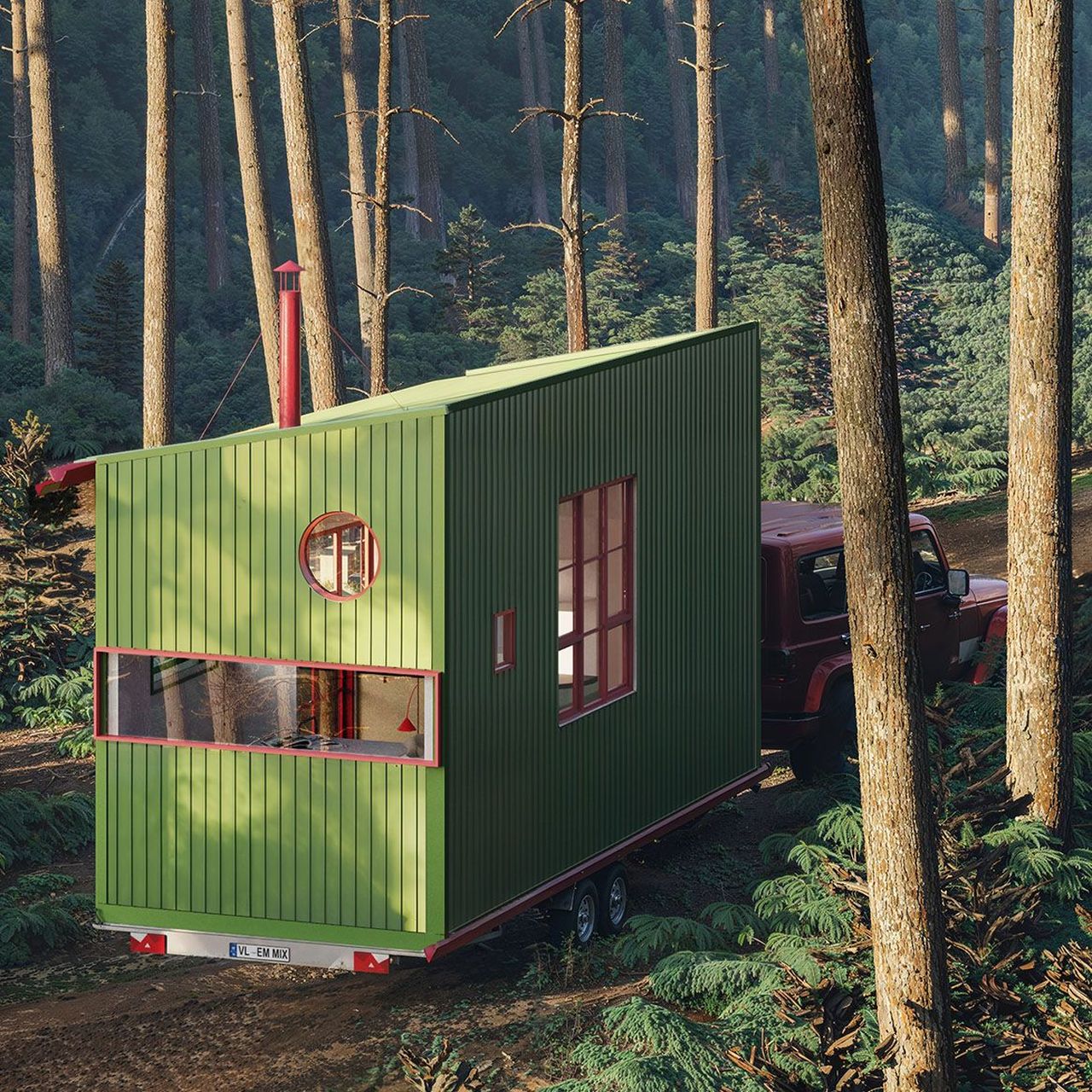 Dwellii Prefab Tiny House on Wheels in Europe