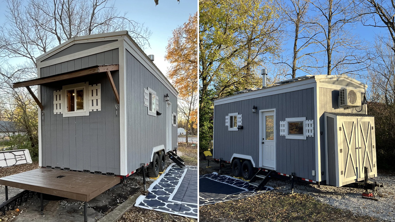 Exterior of $69k Tiny House- 2