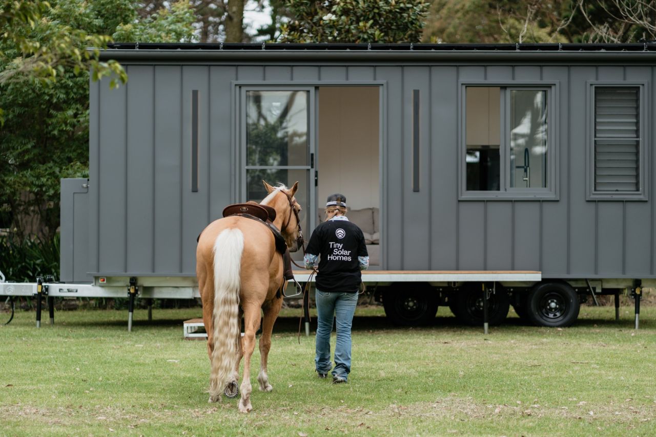 Exterior of Shelly Tiny House