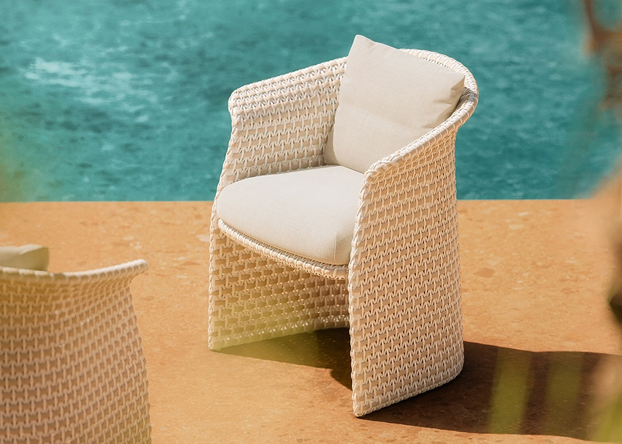 Fllair chair set and weave Samuel Wilkinson for dedon 