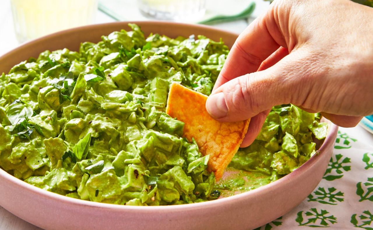 Green Food Ideas for St. Patrick’s Day - Green goddess chicken salad dip