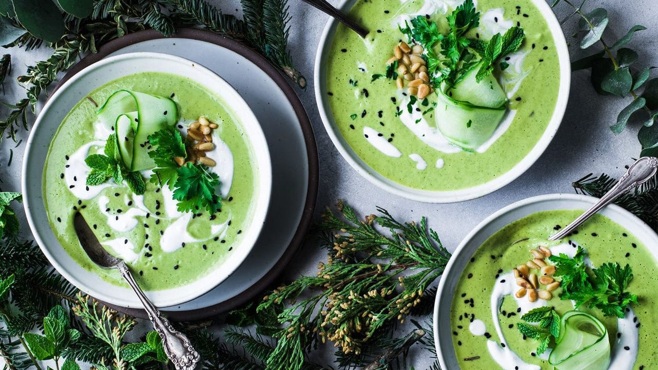 Green Food Ideas for St. Patrick’s Day - Green goddess soup