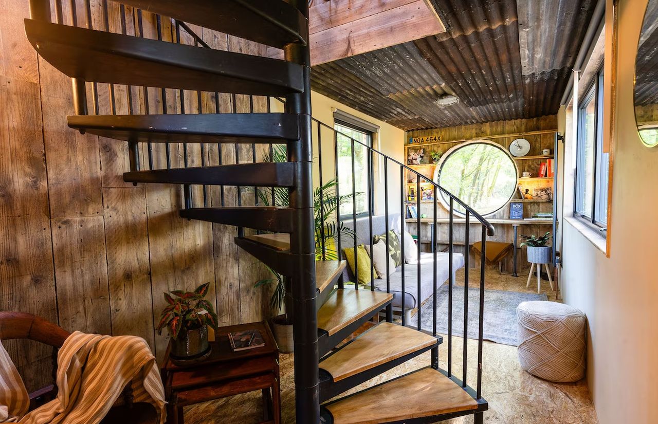 Interior of Evergreen Cabin