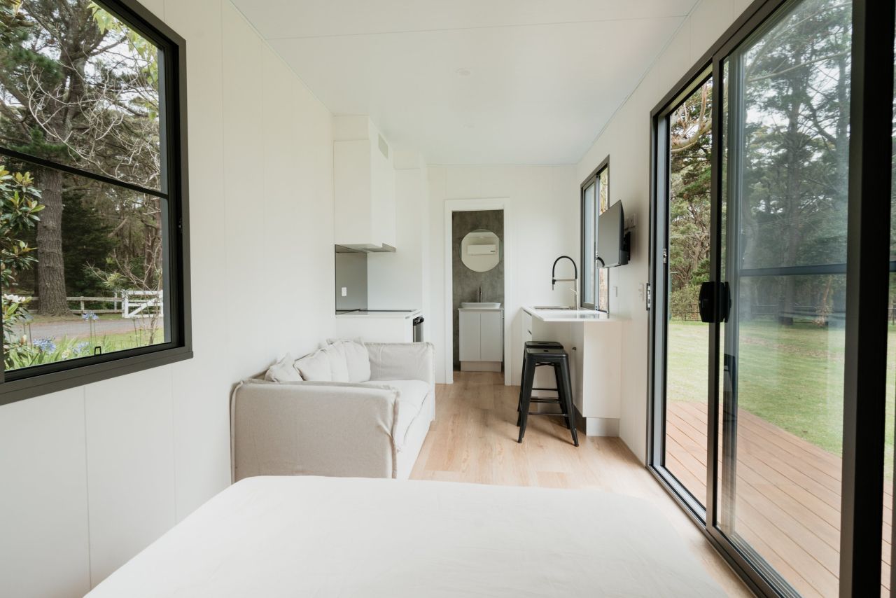 Interior of Shelly Tiny House