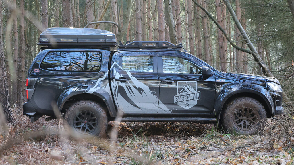 Isuzu UK Basecamp Camper with Rooftop Tent