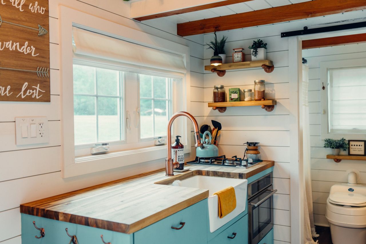 Kitchen of Ginger Tiny House