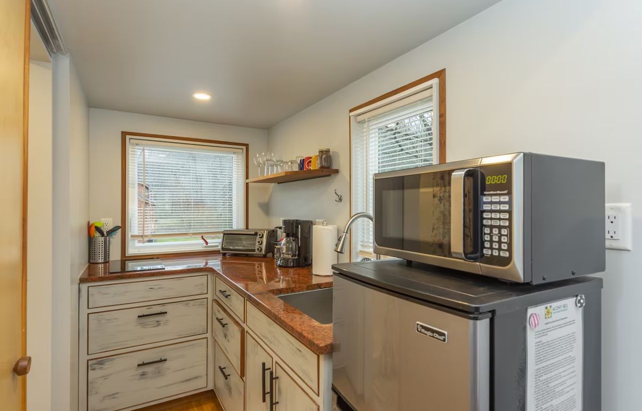 Kitchen of Looking Glass Tiny House