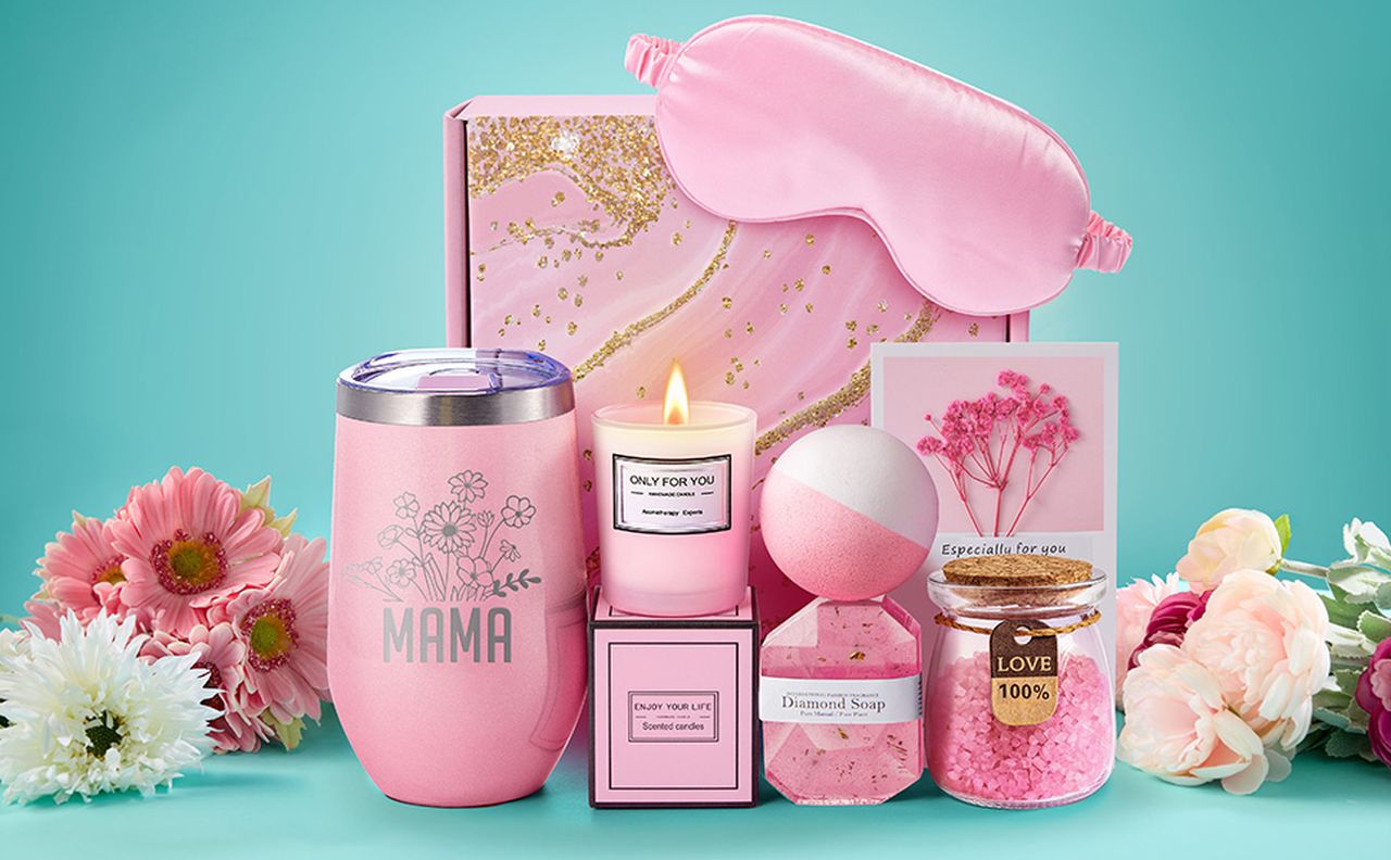 Lavender Mom Spa Gift Basket Set