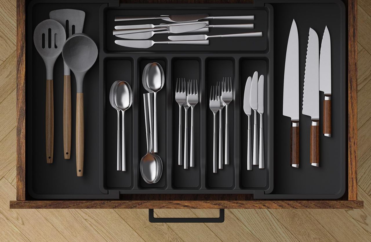 Lifewit Silverware Drawer Organizer