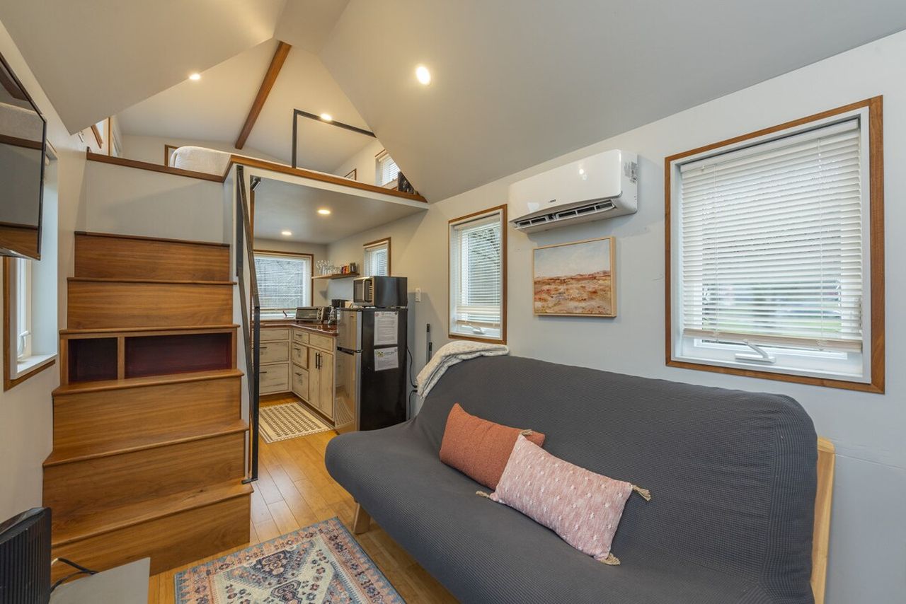 Living Room of Looking Glass Tiny House- 1