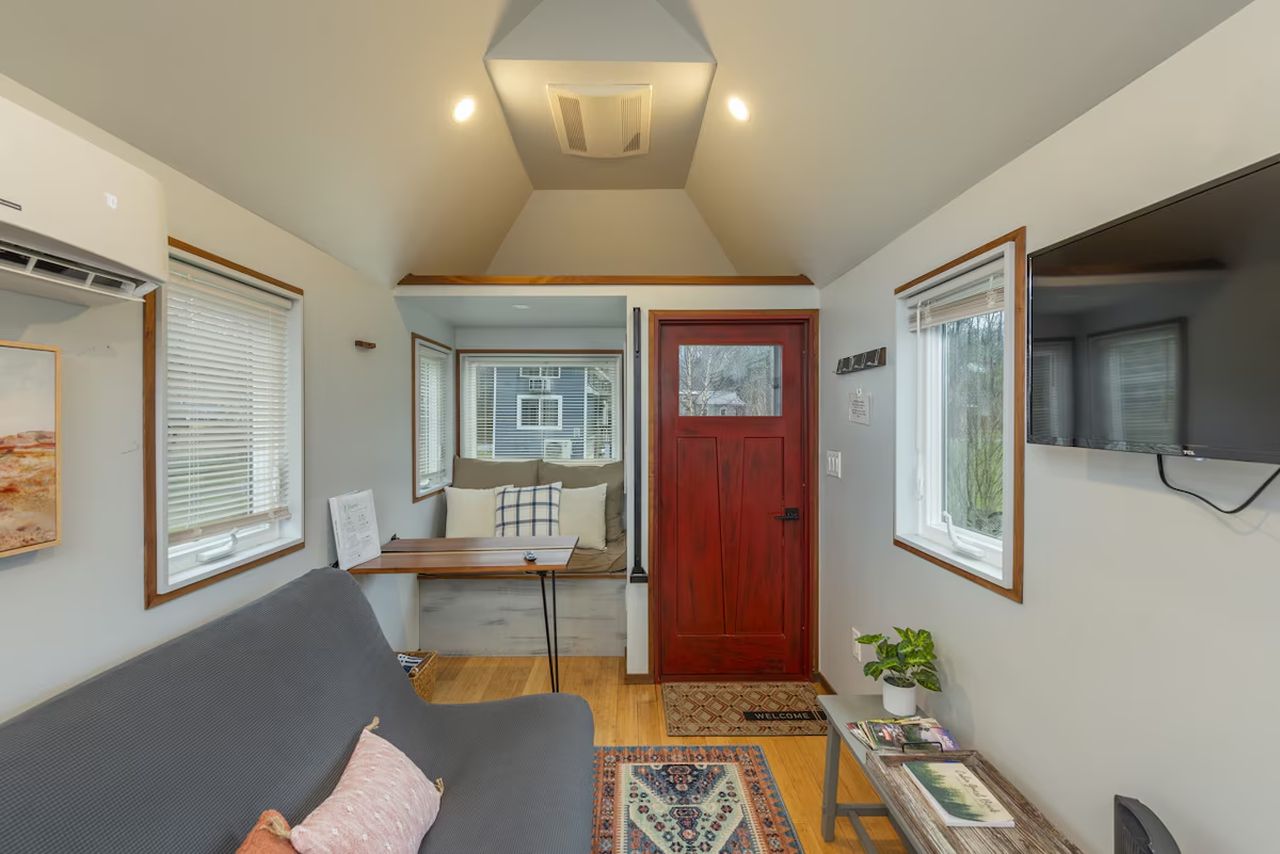 Living Room of Looking Glass Tiny House