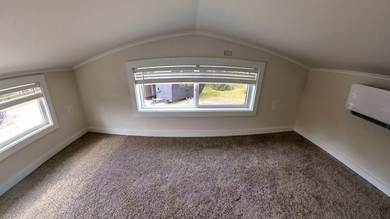 Loft Bedroom of Chalet Tiny House- 6