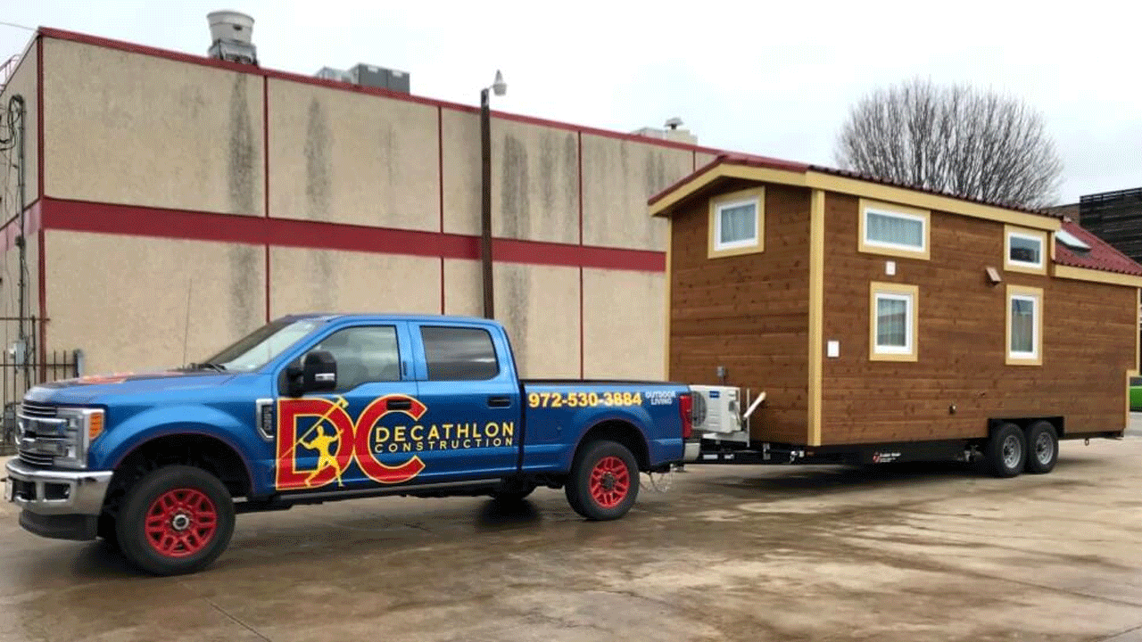 Phil tiny home on wheels