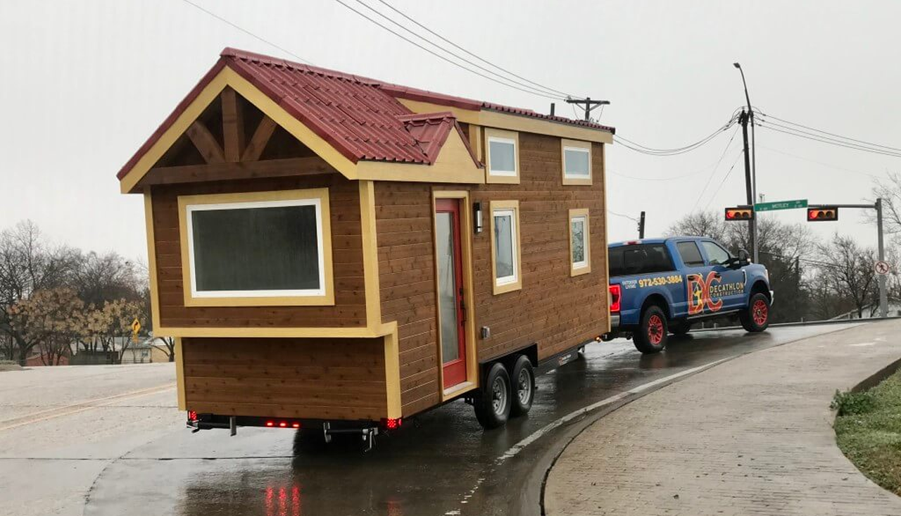 Phil tiny home on wheels