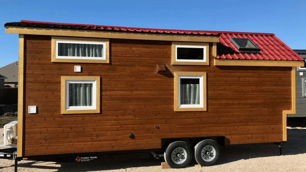 Phil tiny home on wheels