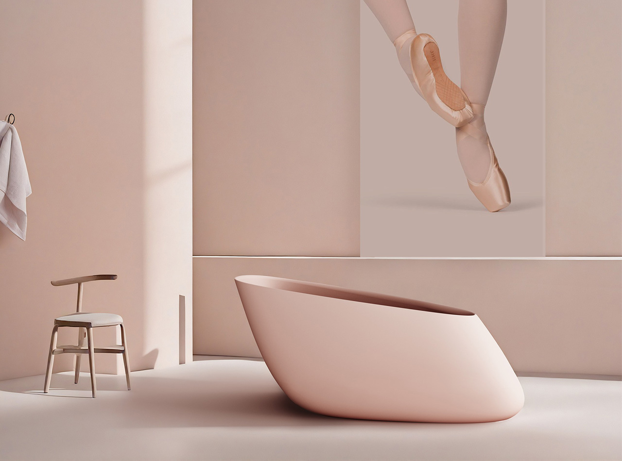 Pointe Bathroom Collection by Karim Rashid for PAA Baths