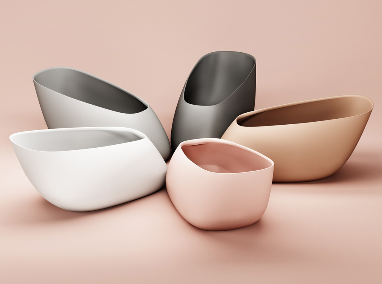 Pointe Bathroom Collection by Karim Rashid for PAA Baths