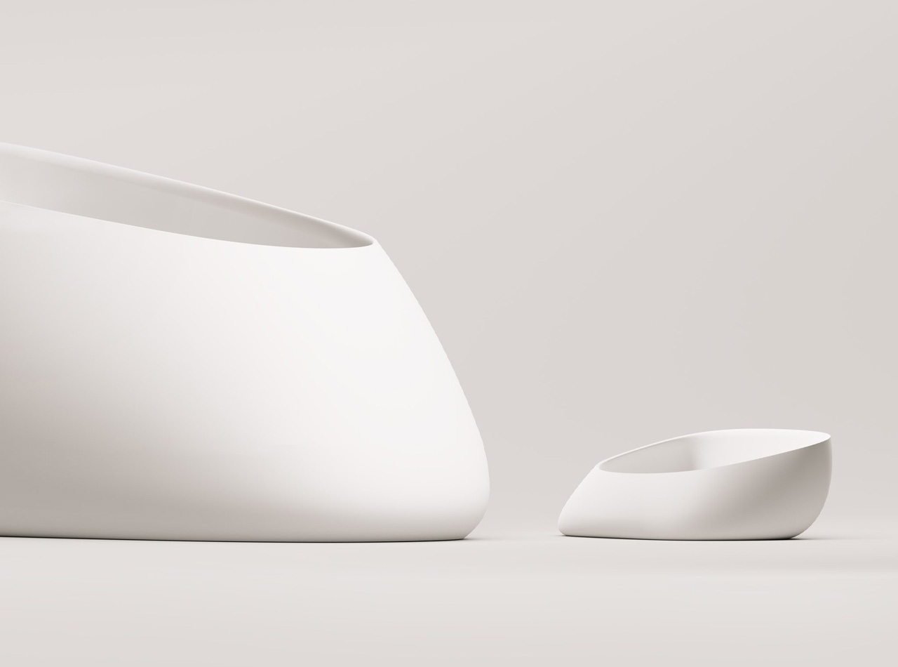 Pointe Bathroom Collection by Karim Rashid for PAA Baths